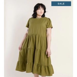 Tradlands Olive Chalet dress